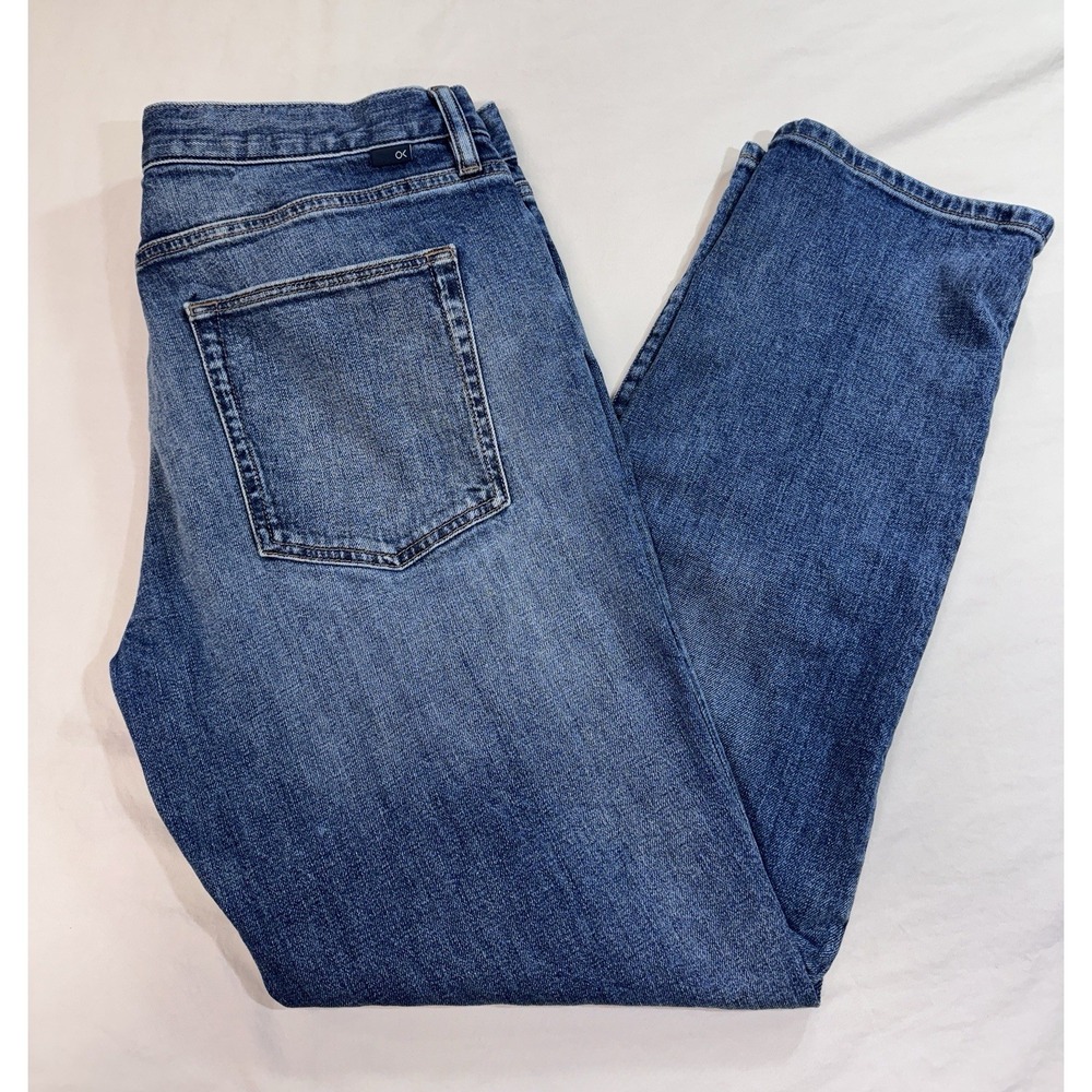Outerknown SEA Jeans Men 34x32 Local Straight Fit Medium Wash Organic Cotton